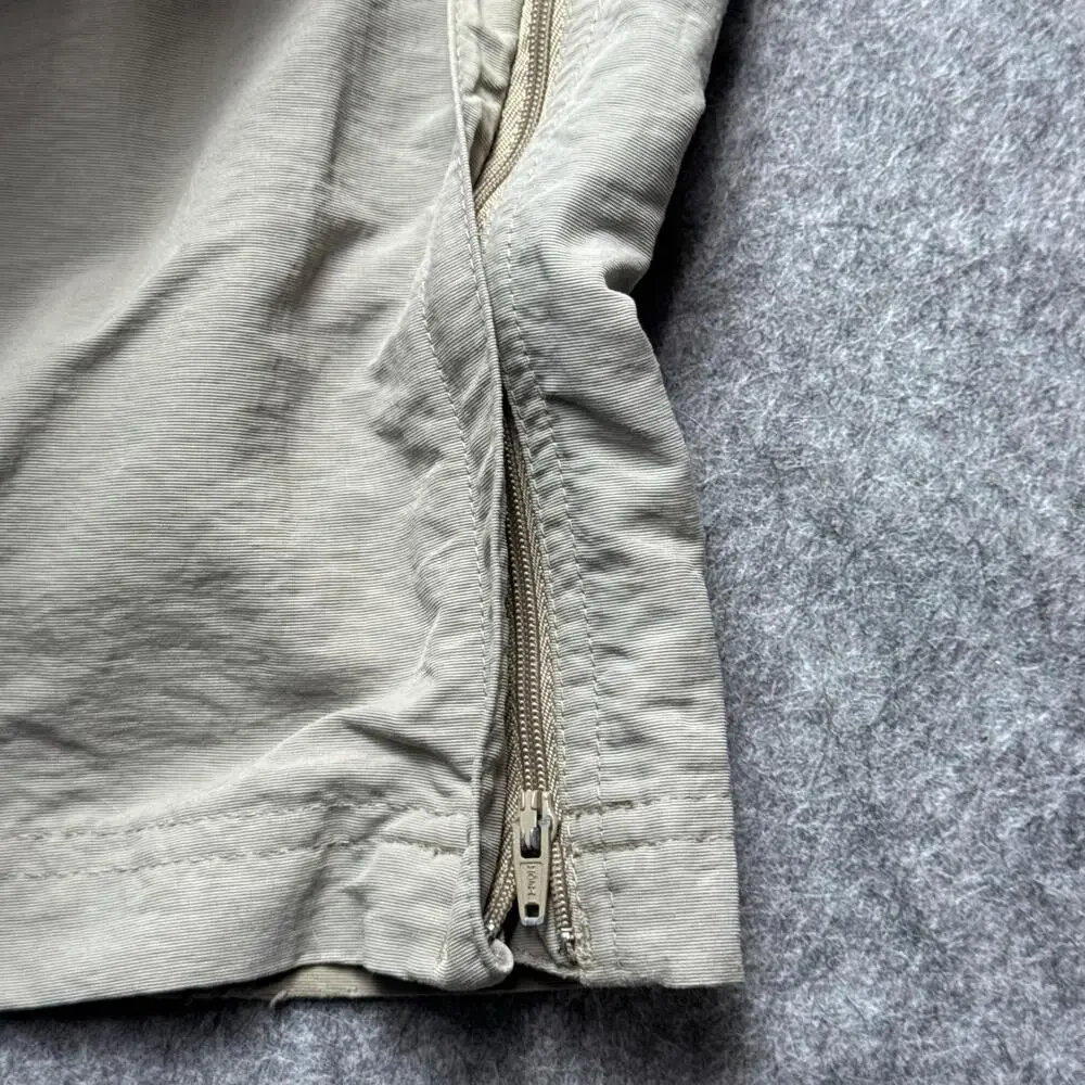 The North Face Pants Mens Large Beige Convertible Cargo Nylon Belted Hiking